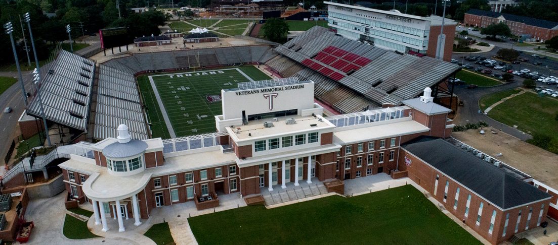 Troy University North End Zone
