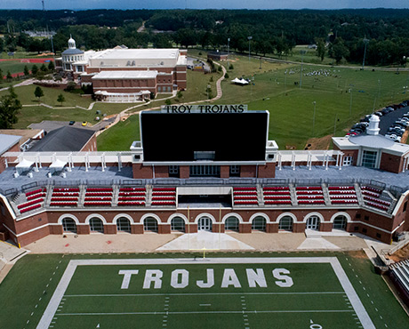 Troy University North End Zone